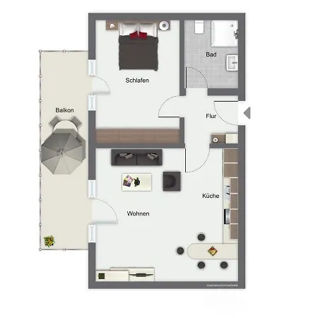 Haffblick 25 Apartment *